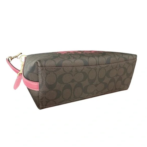 Coach Clara Shoulder Bag CN686 Signature Canvas Horse & Sleigh - Picture 6 of 7